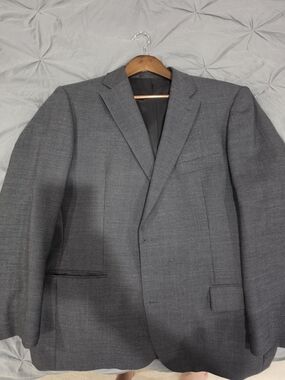 Boss Men's Gray Textured Sport Coat